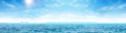 汽船海洋banner创意设计海洋汽船高清图片