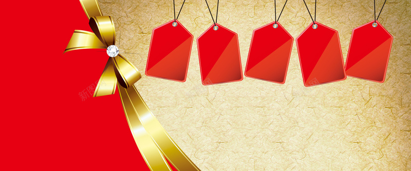 店铺活动背景psd设计背景_新图网 https://ixintu.com 海报banner 店铺活动 蝴蝶结 其他