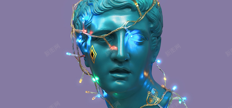 创意背景图jpg设计背景_新图网 https://ixintu.com 创意 恶搞 雕塑 撞色 霓虹 海报banner 摄影 风景