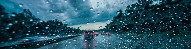 朦胧雨滴玻璃背景图背景