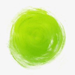 绿圆圆形粉墨高清图片