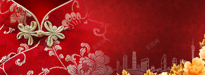 传统服饰背景jpg设计背景_新图网 https://ixintu.com 背景 传统 活动 中式 海报banner 中国风