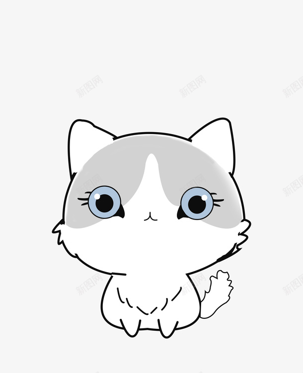 一只特别可爱的布偶猫psd免抠素材_新图网 https://ixintu.com 猫咪 可爱 卡通 布偶
