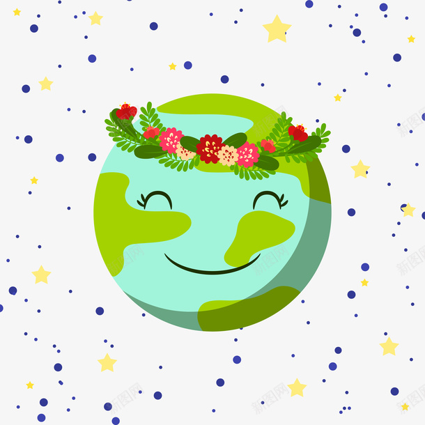 世界地球日微笑的地球插画ai免抠素材_新图网 https://ixintu.com 世界母亲 微笑地球 可爱 爱护环境 地球日 手绘 矢量图案