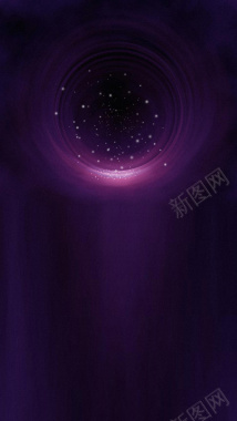 梦幻紫色光点H5背景背景