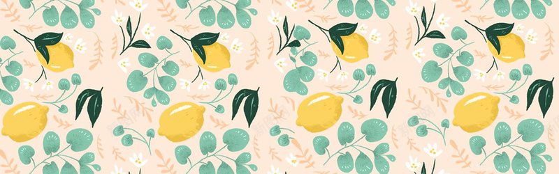 柠檬花纹背景jpg设计背景_新图网 https://ixintu.com 柠檬 手绘 黄色 海报banner 质感 纹理