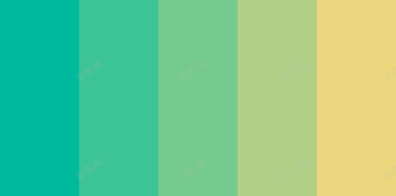 绿色五色组合配色H5背景素材jpg设计背景_新图网 https://ixintu.com 五色 几何 扁平 矩形 绿色 配色 应用界面 H5背景