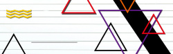 双十二会员日黑色星期五三角几何白色banner高清图片