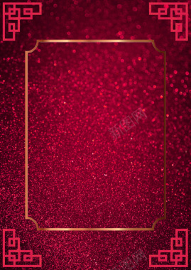 红色荧光花纹底纹背景素材背景