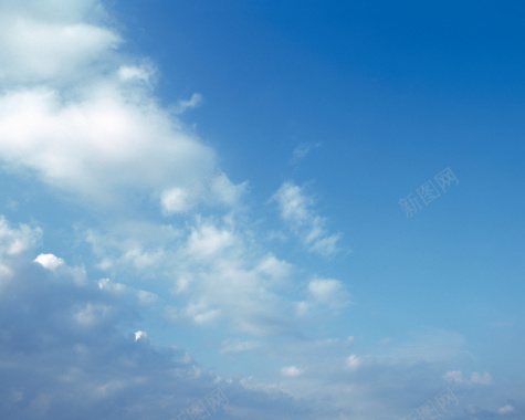 晴朗蓝天白云背景图背景