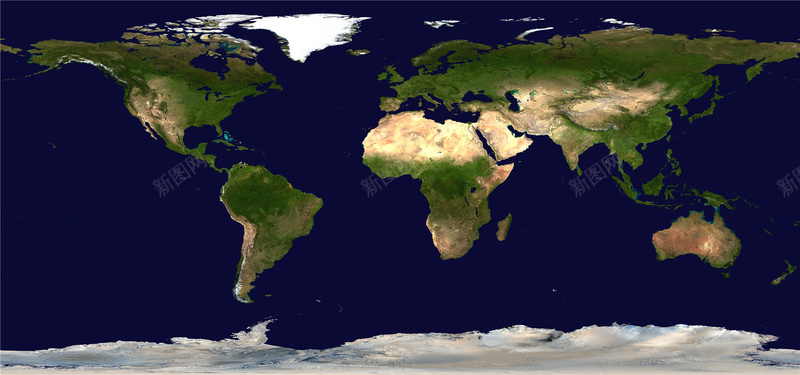 海洋绿色世界地图海报背景