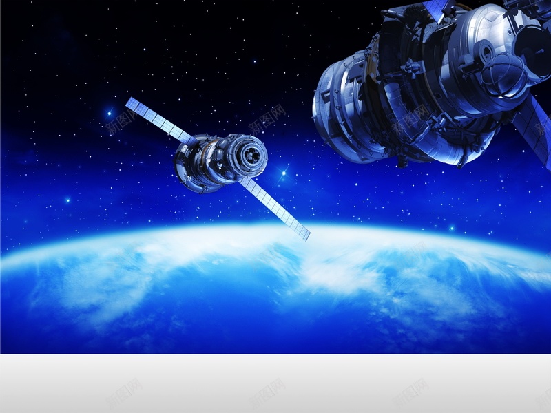 太空卫星背景模板jpg设计背景_新图网 https://ixintu.com 太空卫星 太空 宇宙 星空 海报 背景 科技 科幻 商务