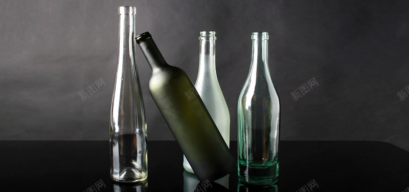 玻璃瓶jpg设计背景_新图网 https://ixintu.com 玻璃瓶 灰色 质感 海报banner 纹理