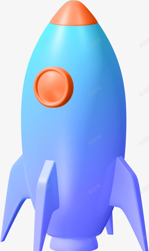 图标火箭3D素材png_新图网 https://ixintu.com 图标 火箭 3D 素材