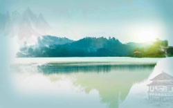 浮山惠州旅游景点罗浮山旅游海报背景模板高清图片