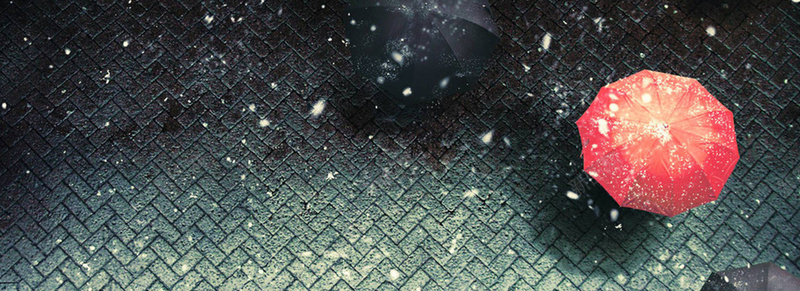 雨天里的红雨伞背景jpg设计背景_新图网 https://ixintu.com 雨天 红雨伞 背景 摄影 马路 海报banner 风景