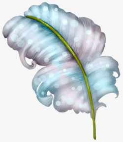 漂浮的羽毛素材
