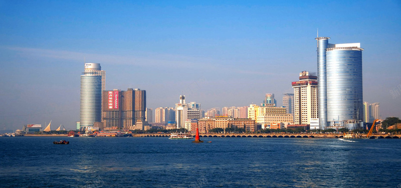 淘宝背景图jpg设计背景_新图网 https://ixintu.com 城市 海洋 高层建筑 大气 海报banner 摄影 风景
