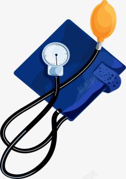 医疗用品图案矢量卡通测血压仪器器材高清图片