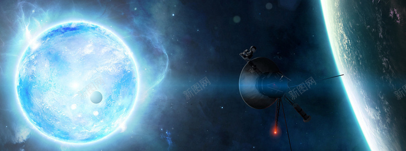 科幻太空设计banner背景psd设计背景_新图网 https://ixintu.com 星空 游戏 星际 酷炫 电商 城市 互联网 海报banner 星云 星海 科技 科幻 商务