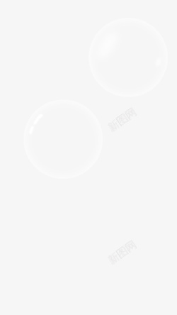 透明的大泡泡素材
