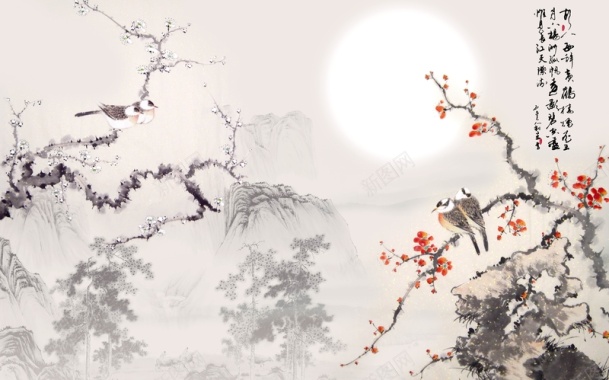 中国画背景
