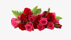 红色玫瑰花束装饰素材