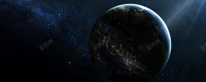 太空星球背景jpg设计背景_新图网 https://ixintu.com 海报banner 太空 星星 星球 科技 科技感 科技风 高科技 科幻 商务