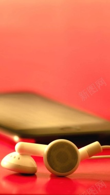 红色背景科技数码产品H5背景背景