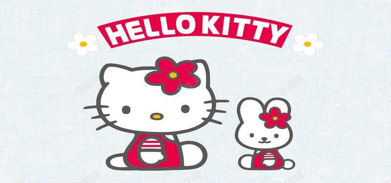 HELLOKITTY猫背景jpg设计背景_新图网 https://ixintu.com 手绘画 卡通画 卡通猫 hello kitty 海报banner