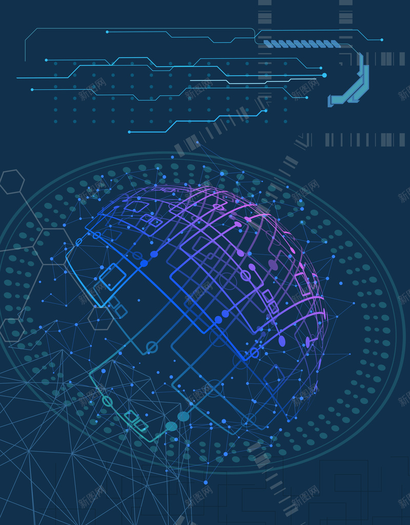 蓝色简约网络科技背景psd设计背景_新图网 https://ixintu.com 未来科技 未来 科幻 科技 网络 科技图片 现代科技 网络科技 蓝色科技 电子科技 科技背景