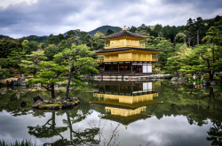 日式庭院日式庭院建筑背景高清图片