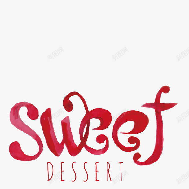 红色手绘的英文字母png免抠素材_新图网 https://ixintu.com 英文字母 红色字母 水彩字母 装饰图 免抠图 装饰画 效果图