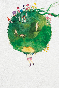 世界卫生宣传插画风格世界卫生日户外海报高清图片