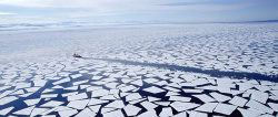 破冰海报极地自然美丽风景banner高清图片
