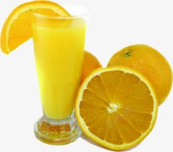 夏日橙子效果清凉水果素材