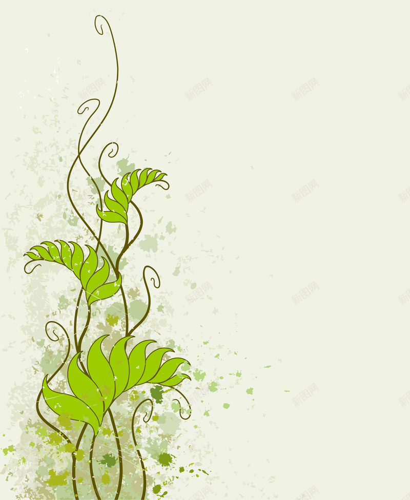 绿色扇叶植物浅色背景eps设计背景_新图网 https://ixintu.com 绿色植物 背景浅色 背景绿色 植物 绿色 植物背景 浅色背景 绿色背景 浅色