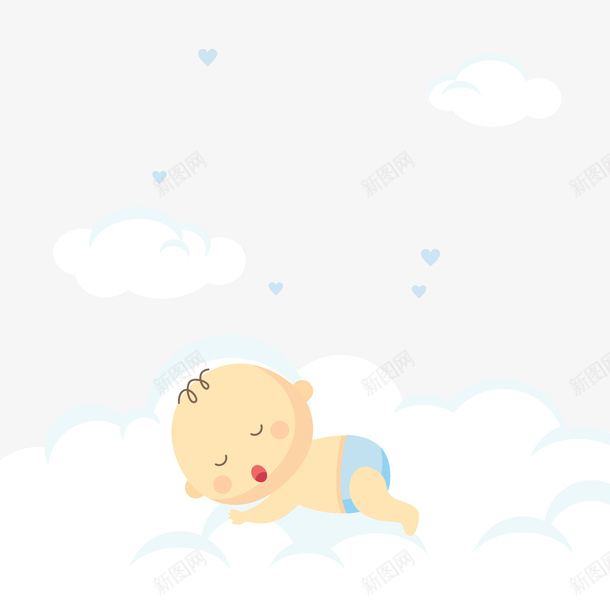 婴儿睡觉PNG下载png免抠素材_新图网 https://ixintu.com 婴儿 睡觉 卡通人物 人物介绍 矢量人物 人物插画