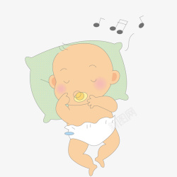 婴儿宝宝睡觉PNG下载素材