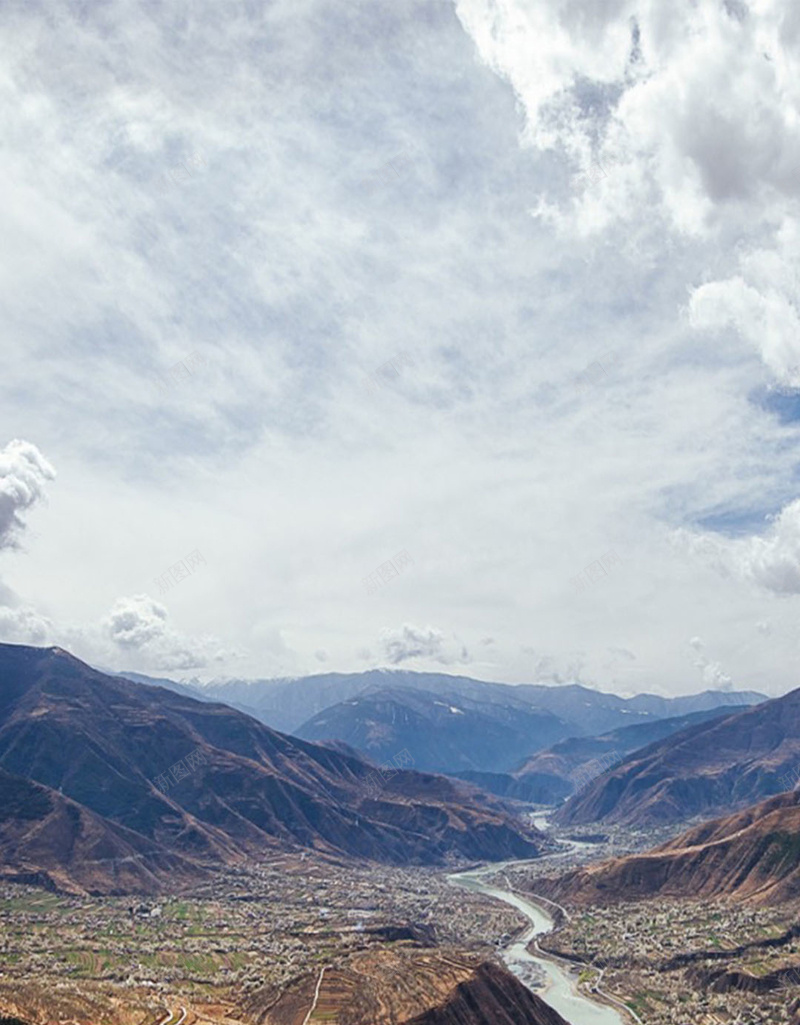 峡谷中的河流H5素材背景jpg设计背景_新图网 https://ixintu.com 峡谷 河流 城市 风景 白云 H5背景 西藏 摄影