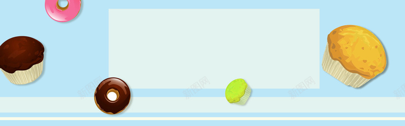 蓝色卡通手绘风格美食bannerpsd设计背景_新图网 https://ixintu.com 美食banner 卡通 手绘 清新 风格 蓝色色 卡通美食 美食背景 点心 蛋糕 甜甜圈