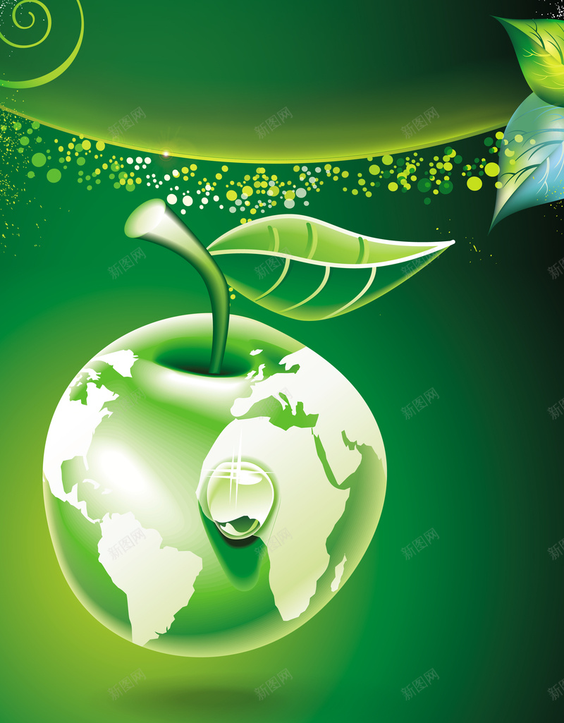 节能减排低碳生活psd设计背景_新图网 https://ixintu.com 低碳 减排 海报 绿色 节能 绿化 苹果 环保 保护环境 环境 资源 家园 水滴 地球 水 绿色开心