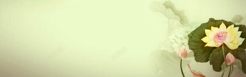 唯美淡雅中国风壁纸背景