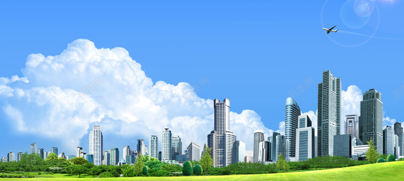 城市科技唯美背景图背景