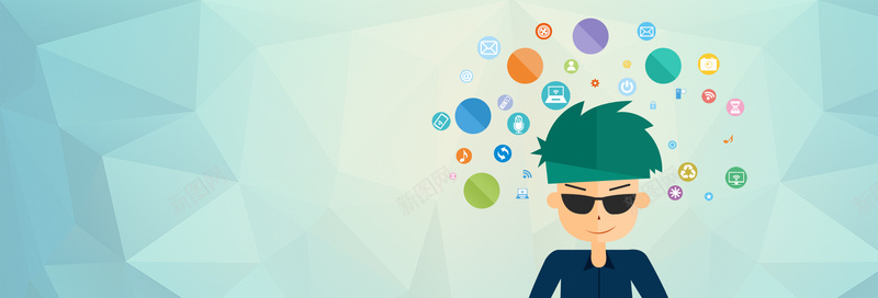 金融财经商务banner背景psd设计背景_新图网 https://ixintu.com 保险 电商 理财 金融 企业 模版 投资 网页素材 互联网 海报banner 扁平 渐变 几何