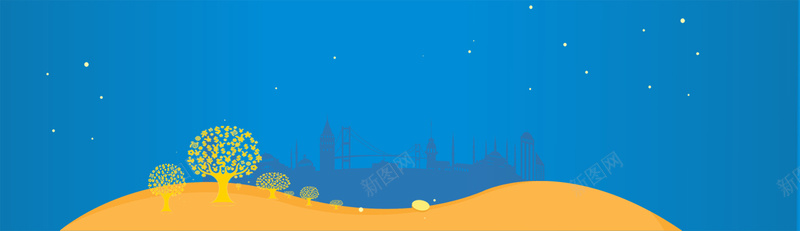 淘宝首页轮播卡通banner大图背景