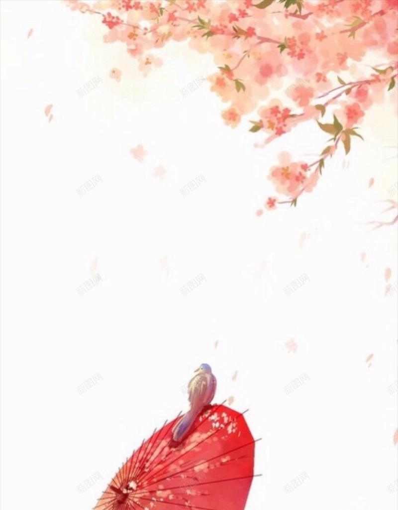 简约文艺花卉唯美H5背景jpg设计背景_新图网 https://ixintu.com 枫叶 红伞 花卉 风景 鸟儿 唯美 文艺 简约 H5 h5 小清新