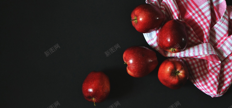 苹果jpg设计背景_新图网 https://ixintu.com 苹果 水果 新鲜 布 健康 有机 红色 食品 海报banner 质感 纹理