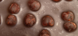 花生特写浓情巧克力豆背景高清图片