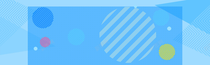 圆圈横杆蓝色斑点psd设计背景_新图网 https://ixintu.com 海报banner 几何 扁平 渐变
